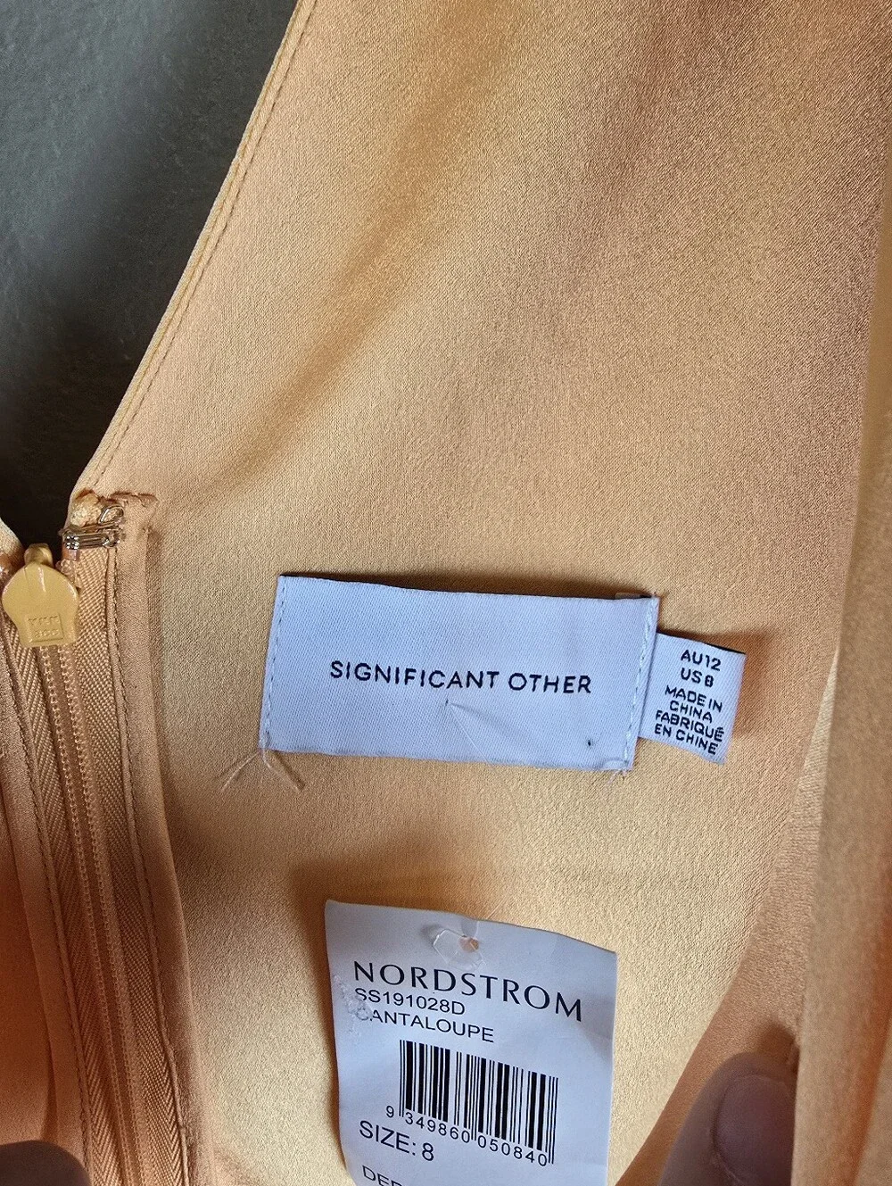 Significant Other Pleated Cutout Sleeveless Dress Size 8